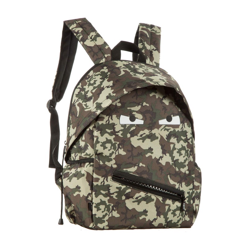 ZIPIT Grillz Backpack for Boys Elementary School & Preschool, Cute Book Bag for Kids, Sturdy & Lightweight (Green Camo) - Image 2